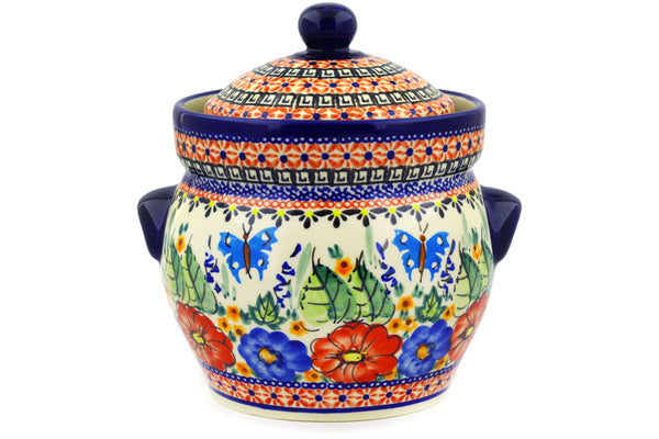 Polish Pottery Fermenting Pickling Crock Pot 3.6 liter / 3.8 quart