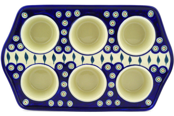 Polish pottery 2024 muffin pan