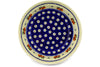 Polish Pottery cereal bowl Country Apple Peacock