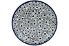 Polish Pottery 11" Plate Blooming Night