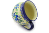 Polish Pottery 10 oz Bubble Mug Blue Clematis