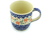 Polish Pottery 12 oz Mug Country Garden