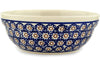 Polish Pottery cereal bowl Daisy Stamps