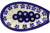 Polish Pottery 5" Spoon Rest Flowering Peacock
