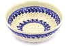 Polish Pottery cereal bowl Blue Lace Vines