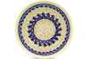Polish Pottery cereal bowl Blue Lace Vines